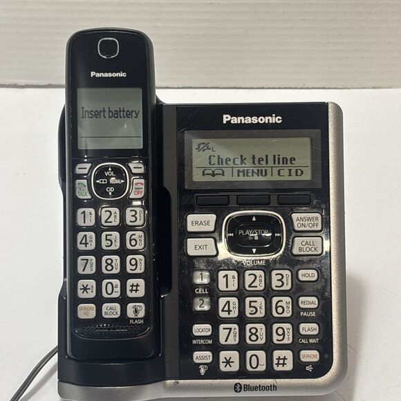 Panasonic KX-TGF570 S Bluetooth Cordless Phone System Main Home Base - Picture 2 of 8